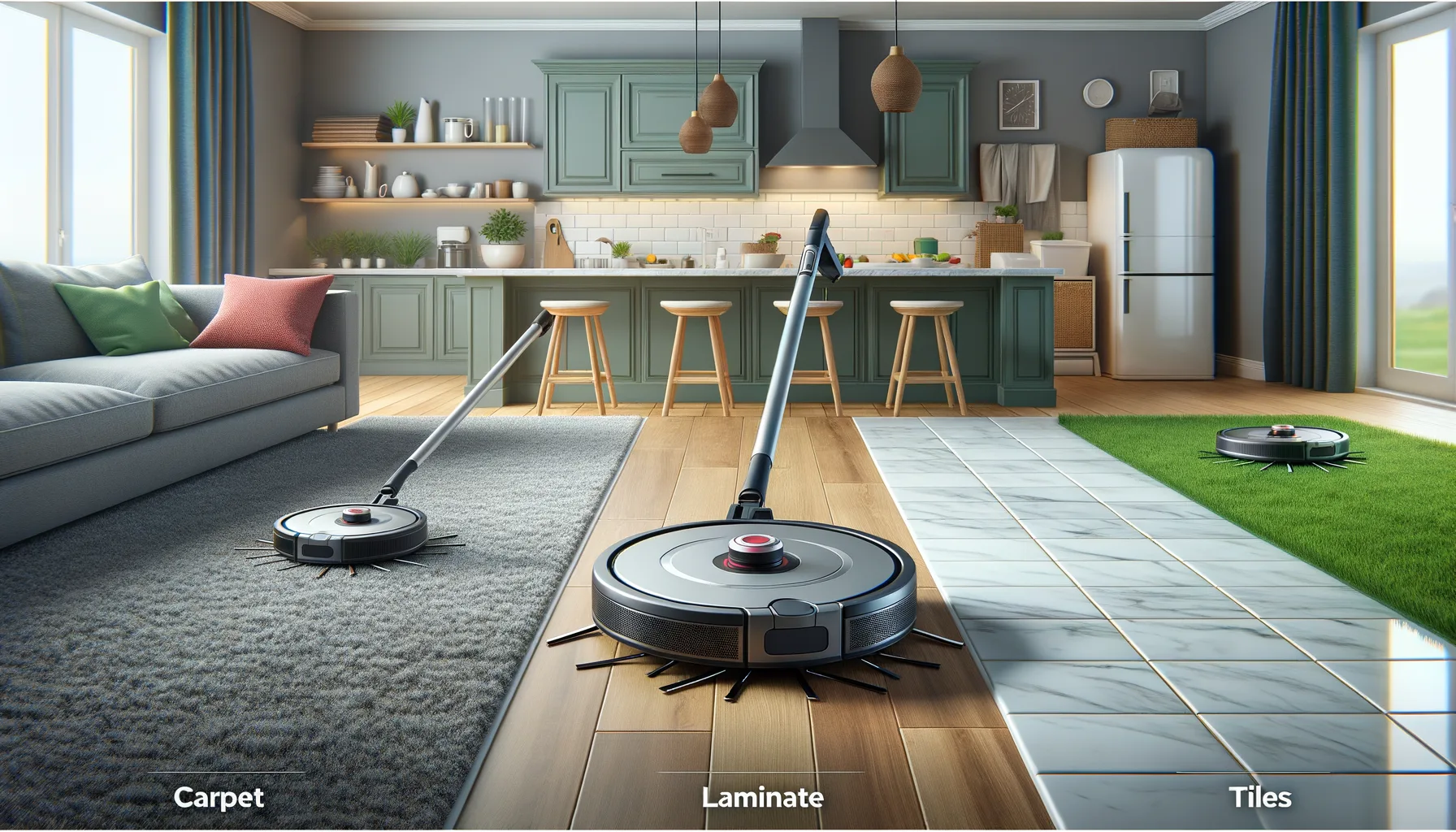 Saugroboter auf Teppich, Laminat & Fliesen effektiv nutzen