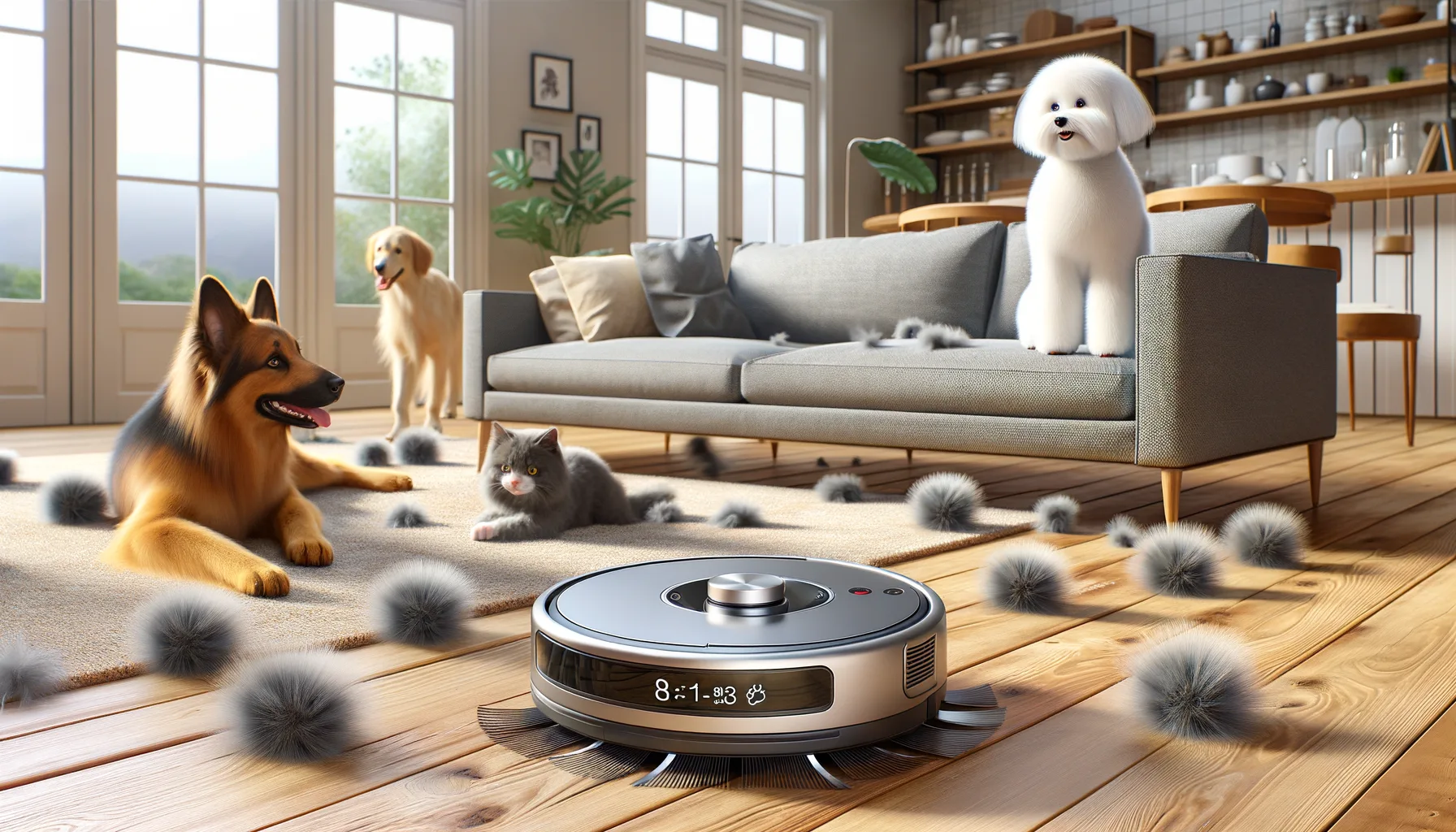 Saugroboter fuer Haustierbesitzer: Welche Modelle Tierhaare effektiv entfernen