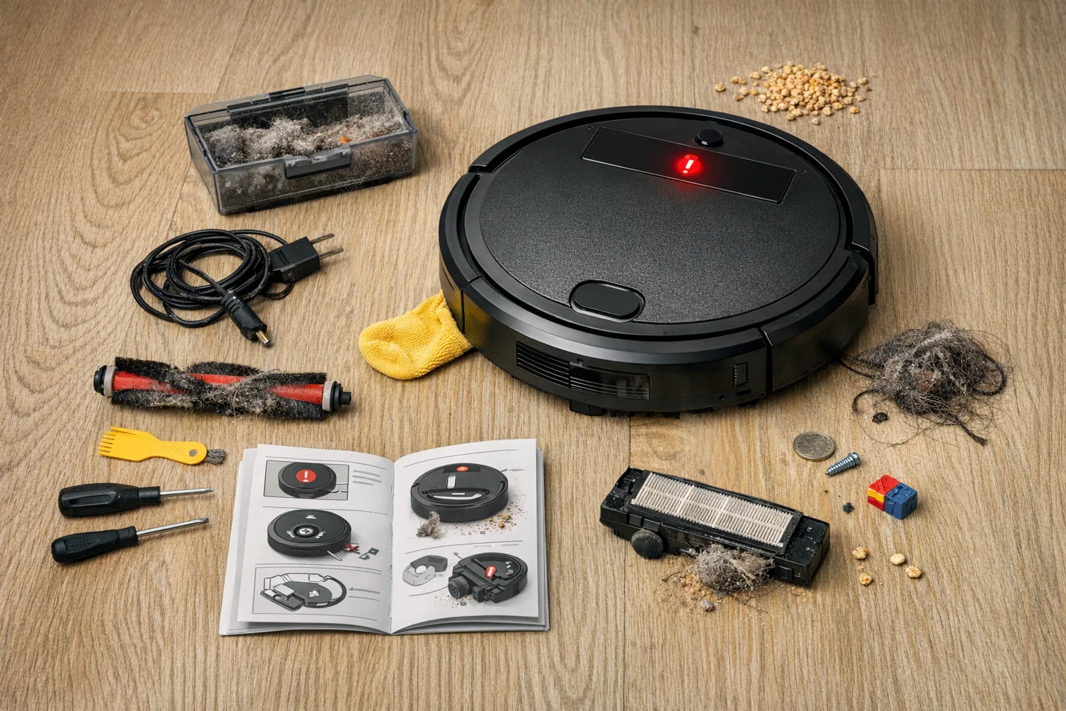 Haeufige Fehler bei Saugrobotern erkennen und selbst beheben