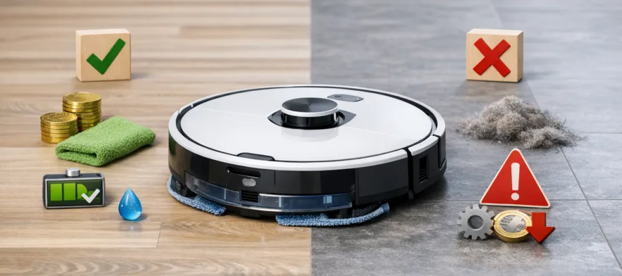 Saugroboter mit Wischfunktion: Vor- und Nachteile im Kauf-Check