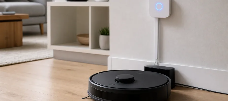 Saugroboter Integration in Smart Home Systeme einfach erklaert