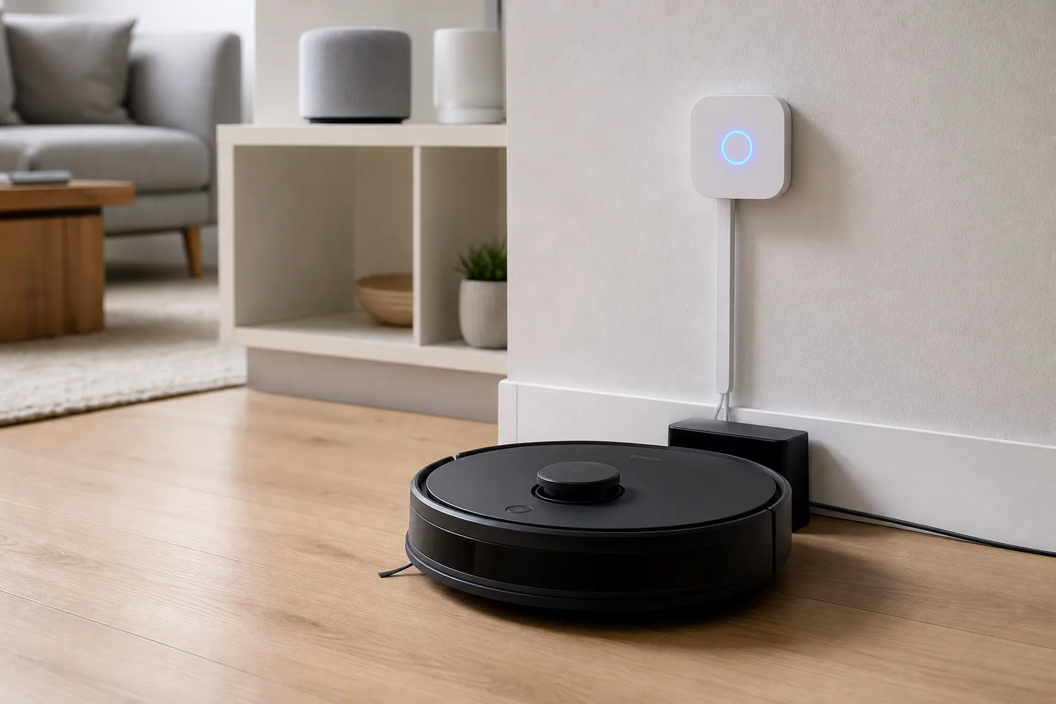 Saugroboter Integration in Smart Home Systeme einfach erklaert